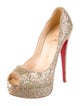 Christian Louboutin Glitter Glitter Accents Pumps