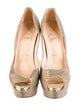 Christian Louboutin Glitter Glitter Accents Pumps