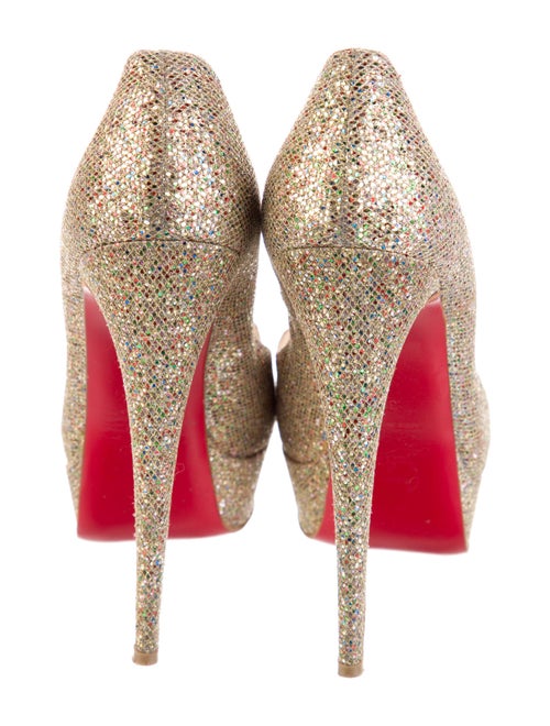 Christian Louboutin Glitter Glitter Accents Pumps