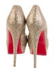 Christian Louboutin Glitter Glitter Accents Pumps