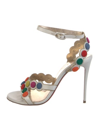 Christian Louboutin Spikita strap Leather Sandals