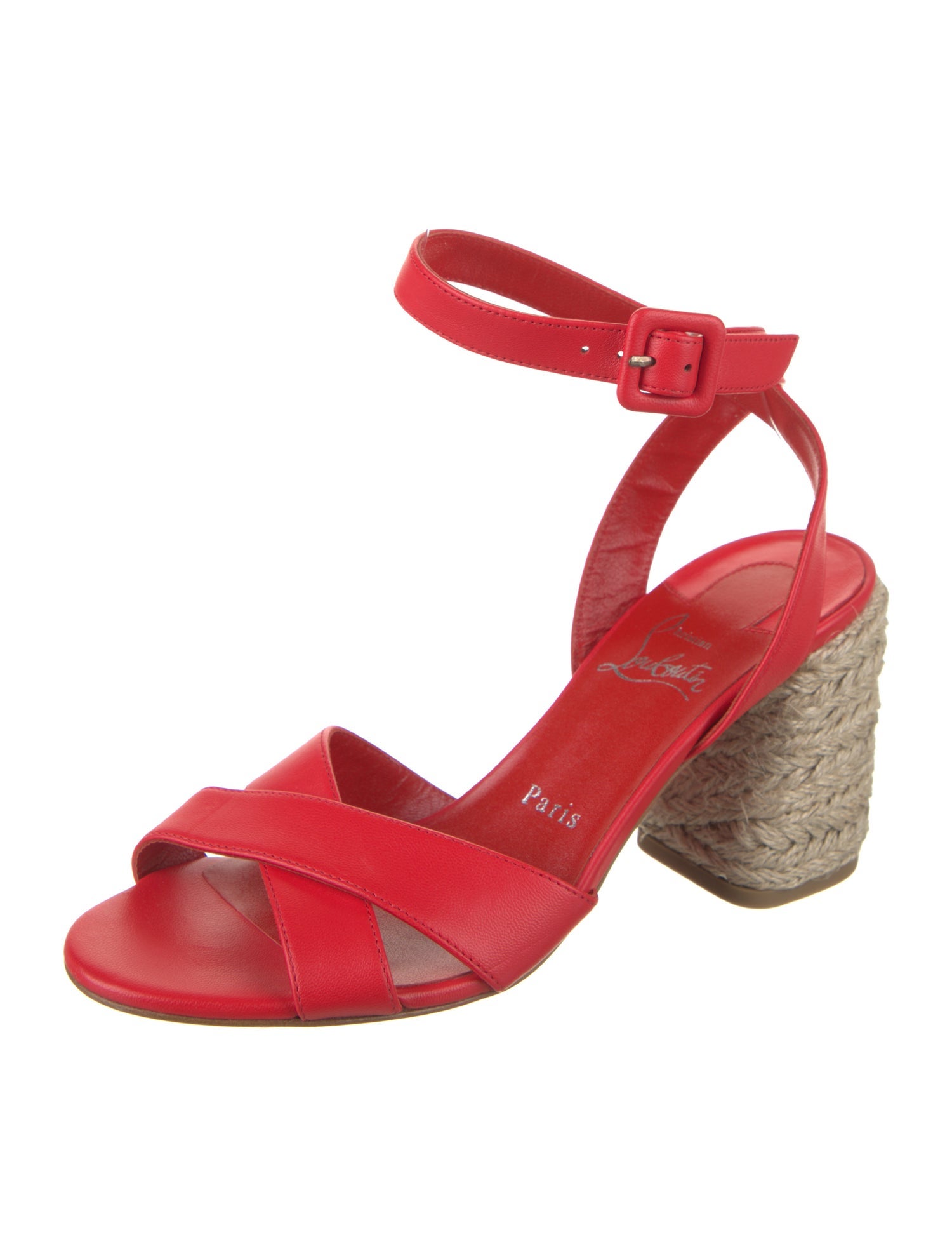 Christian Louboutin Leather Espadrilles