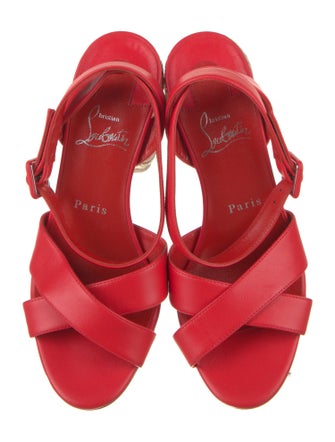 Christian Louboutin Leather Espadrilles