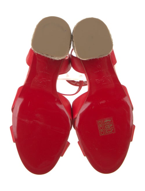 Christian Louboutin Leather Espadrilles