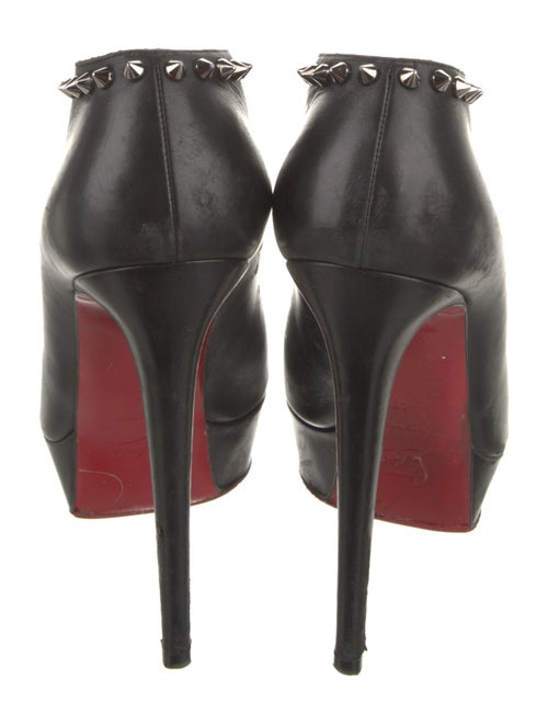 Christian Louboutin Spike Accents Leather Pumps
