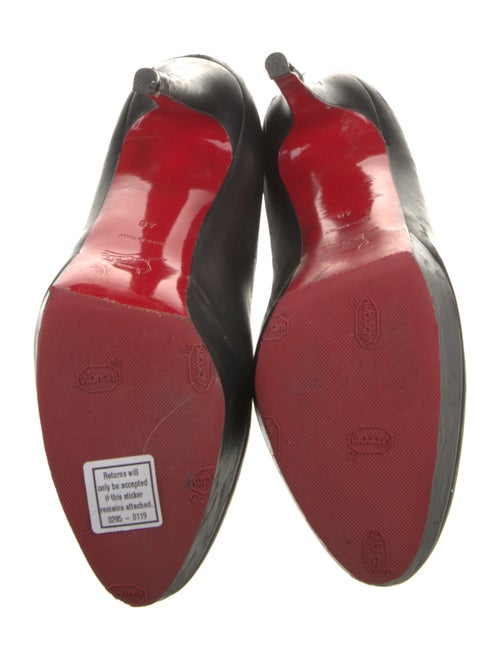 Christian Louboutin Spike Accents Leather Pumps