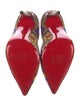 Christian Louboutin Printed Beaded Accents Pumps