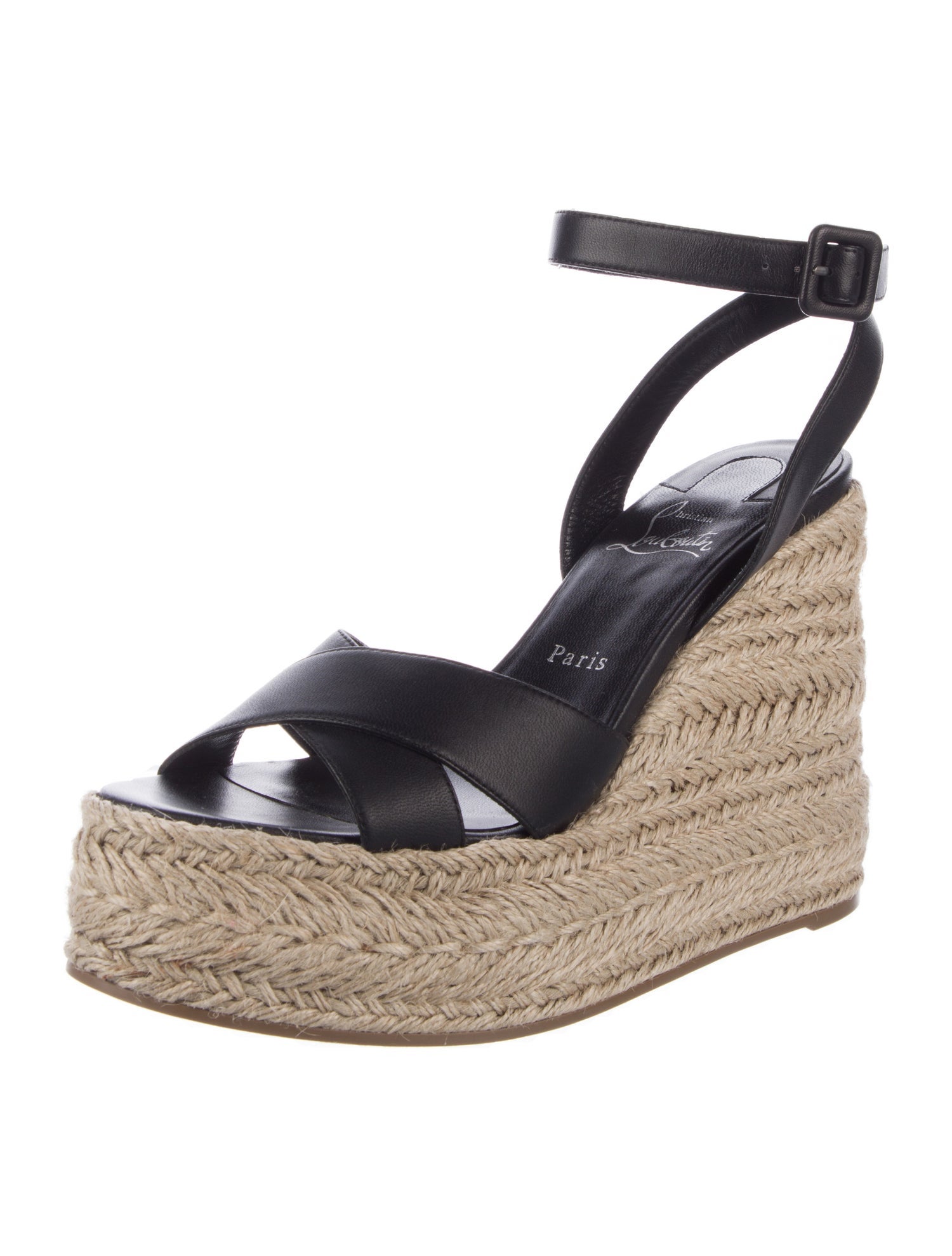 Christian Louboutin Leather Espadrilles
