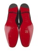 Christian Louboutin Velvet Crystal Embellishments Loafers