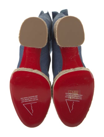Christian Louboutin Denim Boots