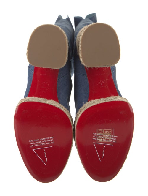 Christian Louboutin Denim Boots