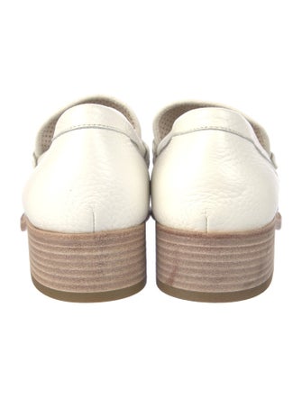 Christian Louboutin Leather Lasercut Accents Loafers