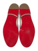 Christian Louboutin Leather Lasercut Accents Loafers