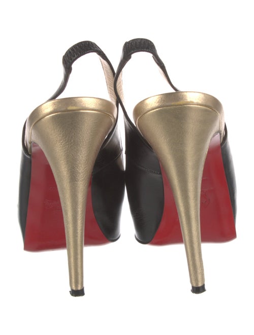 Christian Louboutin Leather Slingback Pumps