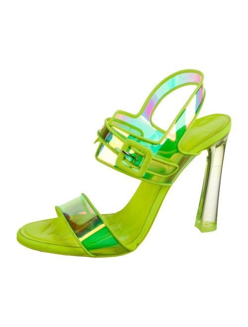 Christian Louboutin PVC Slingback Sandals