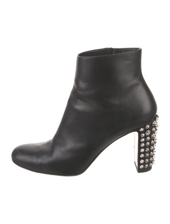 Christian Louboutin Suzi Folk 85 Spike Accents Boots