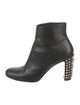 Christian Louboutin Suzi Folk 85 Spike Accents Boots