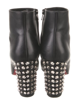 Christian Louboutin Suzi Folk 85 Spike Accents Boots