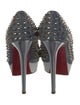 Christian Louboutin Bianca Spikes 140 Denim Pumps