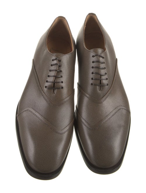 Christian Louboutin Embossed Leather Oxfords