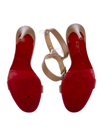 Christian Louboutin Leather Slides