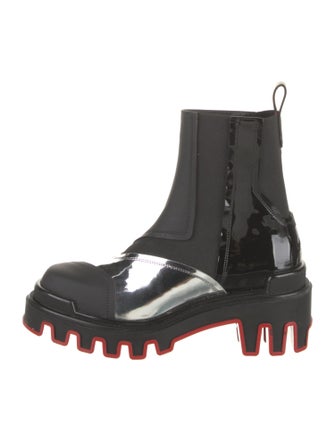 Christian Louboutin x MARVEL Leather Chelsea Boots