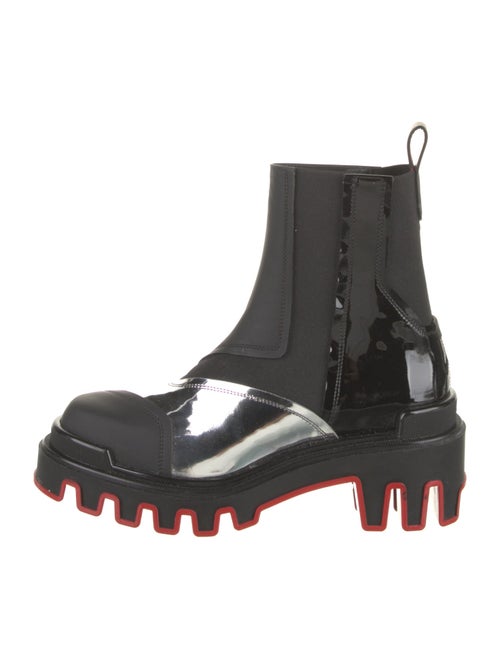 Christian Louboutin x MARVEL Leather Chelsea Boots