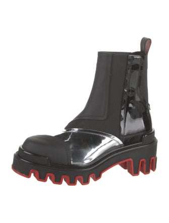 Christian Louboutin x MARVEL Leather Chelsea Boots