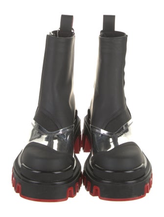 Christian Louboutin x MARVEL Leather Chelsea Boots