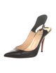 Christian Louboutin Survivita Spike Accents Slingback Pumps