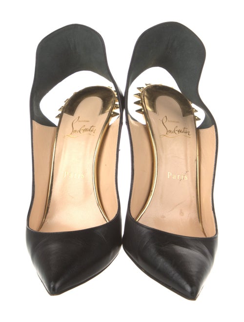 Christian Louboutin Survivita Spike Accents Slingback Pumps
