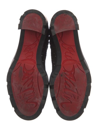 Christian Louboutin Suede Studded Accents Pumps