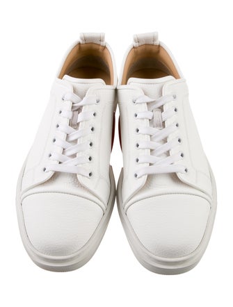 Christian Louboutin Spike Accents Leather Sneakers