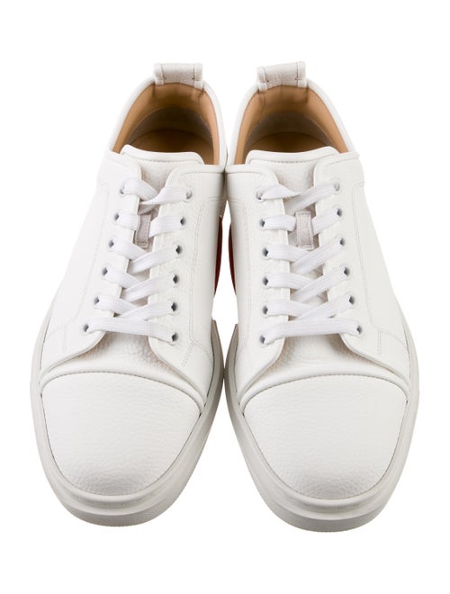 Christian Louboutin Spike Accents Leather Sneakers