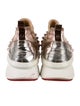 Christian Louboutin Spike Accents Satin Chunky Sneakers