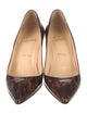 Christian Louboutin Patent Leather Printed Pumps
