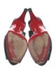 Christian Louboutin Patent Leather Slingback Pumps