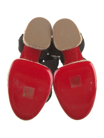 Christian Louboutin Canvas Espadrilles