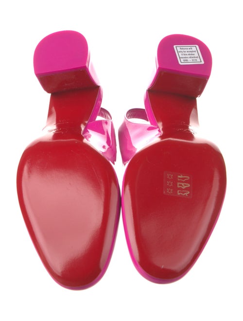 Christian Louboutin Patent Leather Slingback Pumps