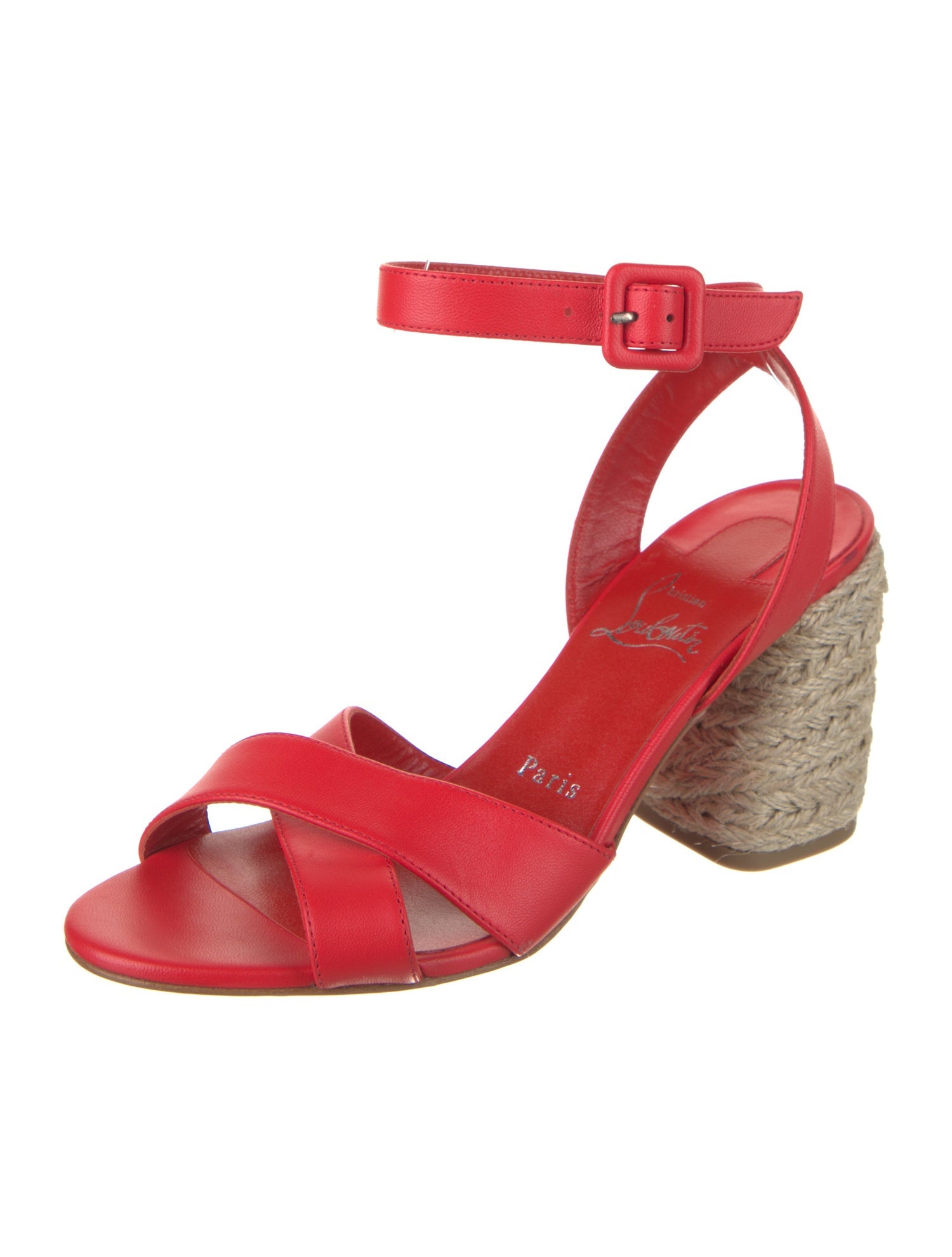 Christian Louboutin Leather Espadrilles