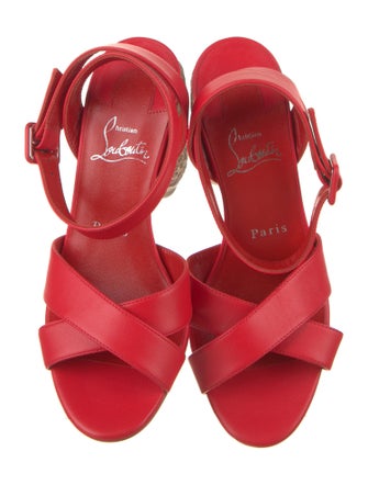 Christian Louboutin Leather Espadrilles