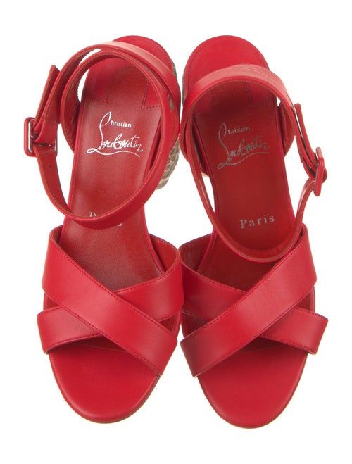 Christian Louboutin Leather Espadrilles