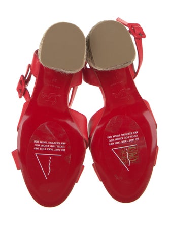 Christian Louboutin Leather Espadrilles