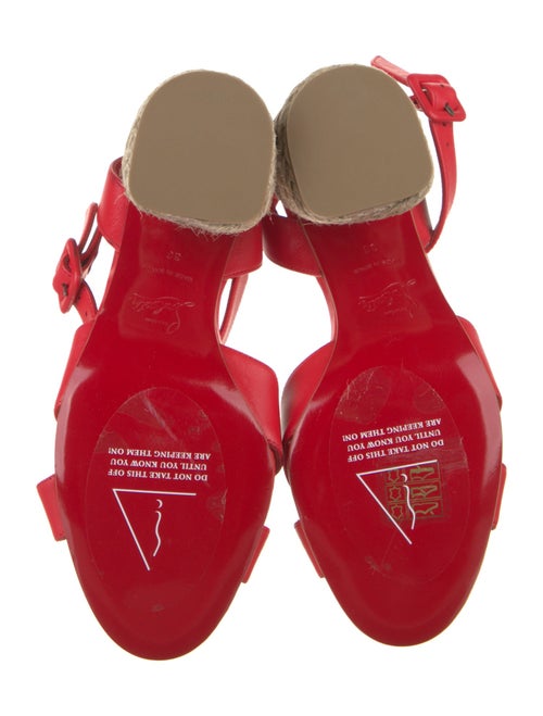 Christian Louboutin Leather Espadrilles