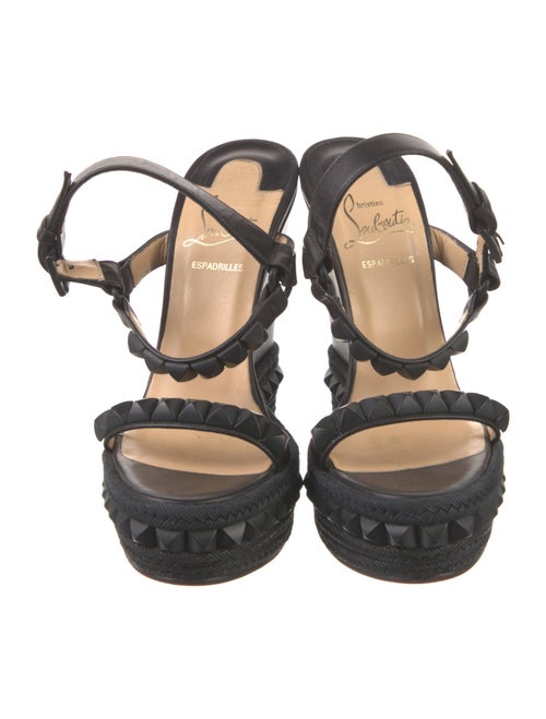 Christian Louboutin Cataclou 120 Leather Espadrilles