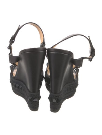 Christian Louboutin Cataclou 120 Leather Espadrilles