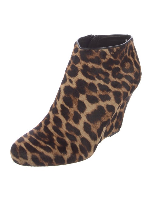 Christian Louboutin Ponyhair Animal Print Boots