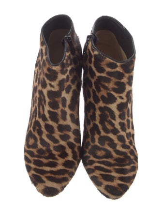Christian Louboutin Ponyhair Animal Print Boots