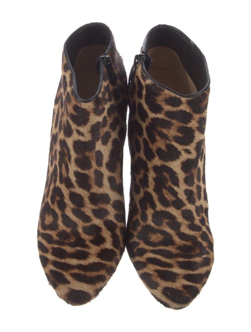 Christian Louboutin Ponyhair Animal Print Boots