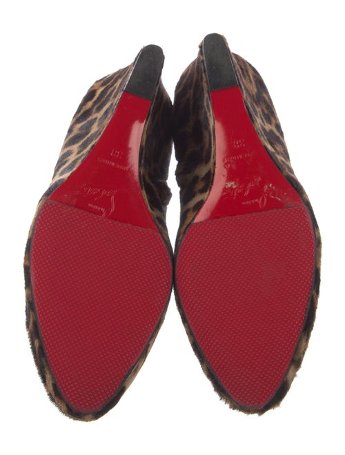 Christian Louboutin Ponyhair Animal Print Boots